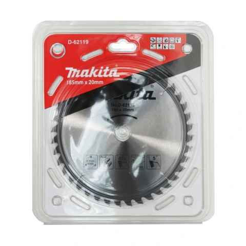 Disco Serra TCT 185x20 40T Corte Alumínio Makita D-62119