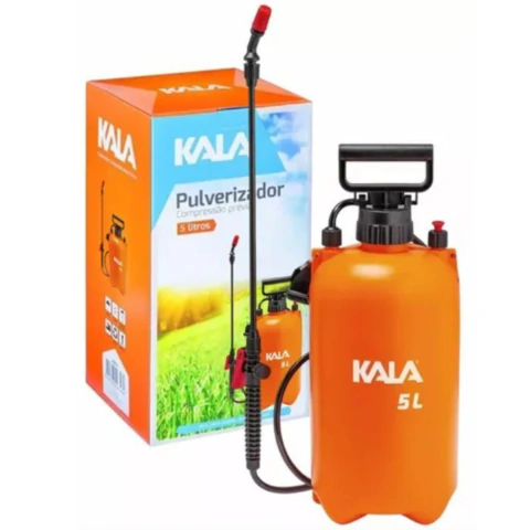 Pulverizador Manual Compressão Prévia 5 Litros Kala Aplicação Eficiente
