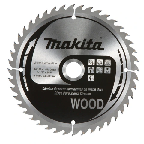 Disco Serra TCT 165 x 20 mm 44T B-53241 Makita