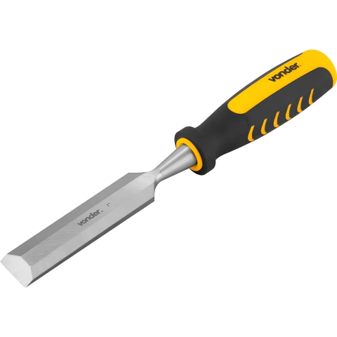 Formão Chanfrado 1" 25,4mm Vonder Aço Carbono 260mm
