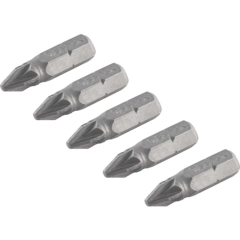 Jogo de Bits Ponteira Pozidrive c/ enc 1/4" Nº 2X25mm Vonder