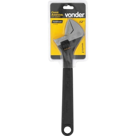 Chave Inglesa 12" Vonder Ajustável 32mm Aço Carbono