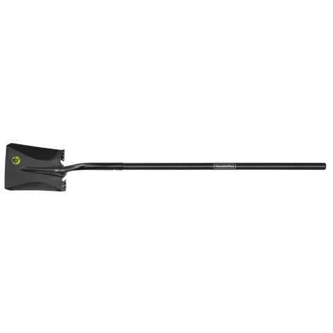 Pá Quadrada Metálica 120 cm Cabo Fibra Vidro Resistência Aço Carbono Tramontina