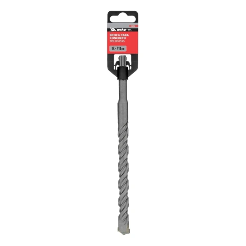 Broca Para Concreto 16 X 210 mm Sds Plus Carboneto De Tungstênio Mtx