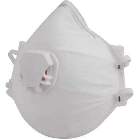 Respirador Descartável Pff1 Branco Concha Com Válvula Pó/név