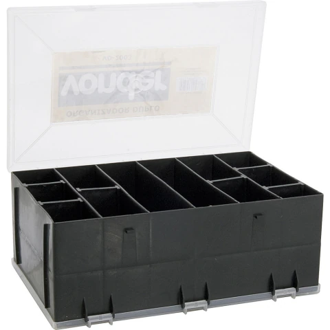 Organizador plástico 315x200x115mm removíveis vd2003 Vonder