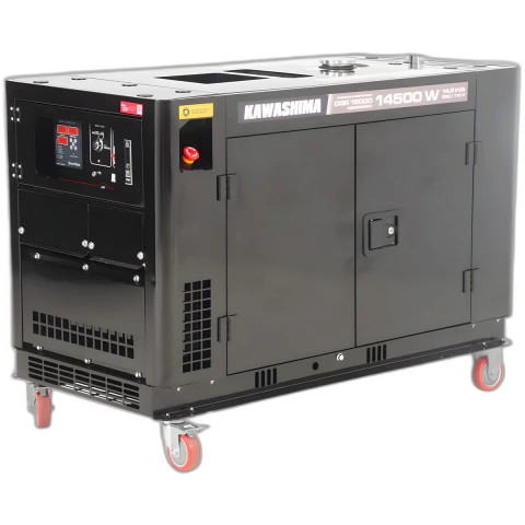 Gerador Diesel Dgr-15000 Monofasico 14,5Kw Cabin. Kawashima