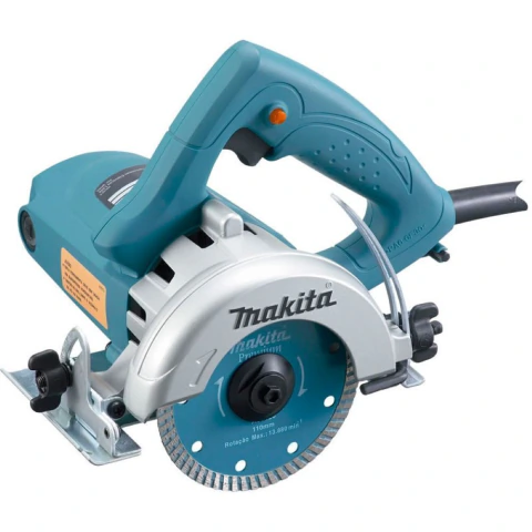 Serra Marmore 125Mm 1450W Mangueira Registro Plug Cano de Água Chaves 4100NH2 220V Makita
