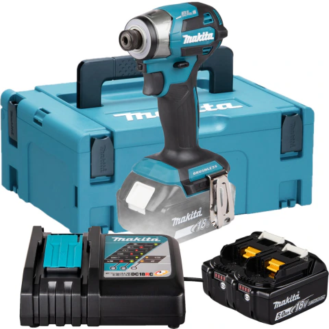Parafusadeira Impacto Makita 1/4 DTD173RTJ Kit 2 Baterias