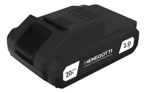 Bateria 20V 2000Ah MBI 20 Linha Intercamb Menegotti
