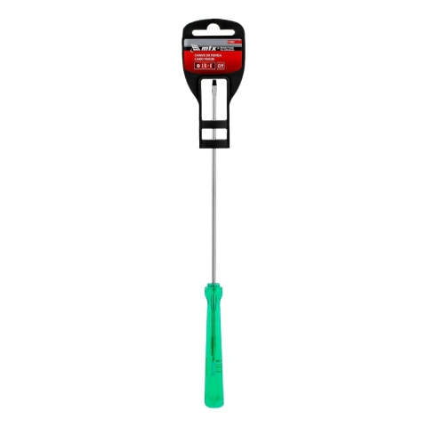 Chave De Fenda Sl3 1 8 X 6 Polegadas 150 Mm Crv Cabo Verde 1 Peça Mtx