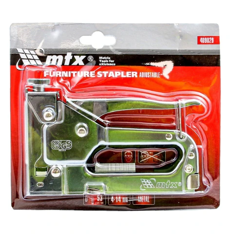 Grampeador Manual Metal Tipo 53 4-14mm Ajuste De Pressão MTX 409029