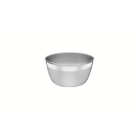Pote Redondo Aço Inox 0,3 L Freezinox Sem Tampa Higiênico Durável Para Cozinha Geladeira E Freezer