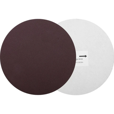 Disco de Lixa c/ Costado em Pluma 150mm G120 10 peças Vonder