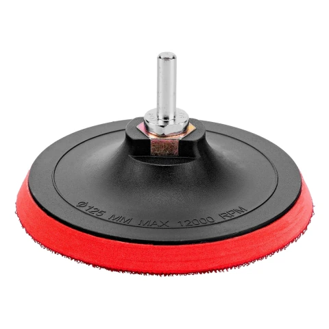 Disco Para Lixa De Velcro Com Adaptador Rosca M14 125mm MTX