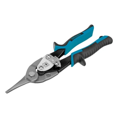 Tesoura Para Chapa Corte Reto Cr-Mo 250mm 1.2mm Aço 0.8mm Inox Gross