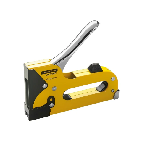 Grampeador Manual Tramontina Master Aço T50 800 Grampos 8mm Fixação Forte