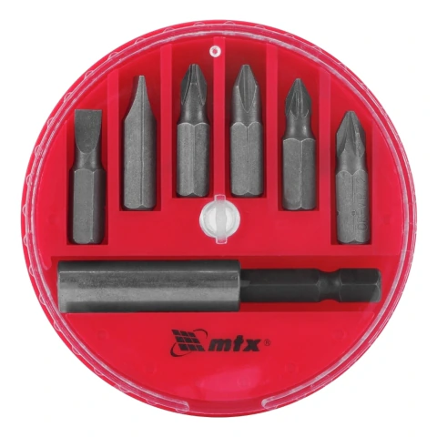 Jogo Bits Magnético 7 Peças MTX 113929 Aço 45X 1/4''