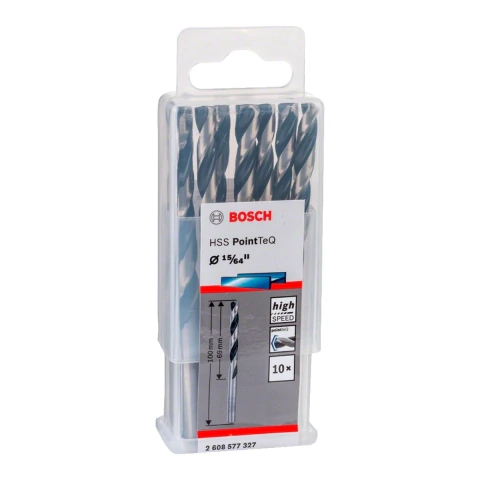 Broca Metal Bosch Aço Rápido Hss-Pointteq 15/64'' 10 Peças