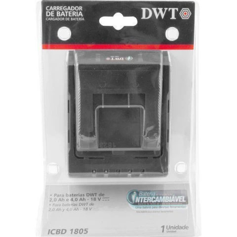 Carregador de Bateria 18V Linha Intercambiável ICBD 1805 DWT