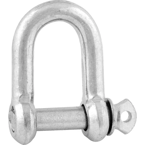 Manilha para cabo de aço 3/8" reta leve galvanizado - Vonder