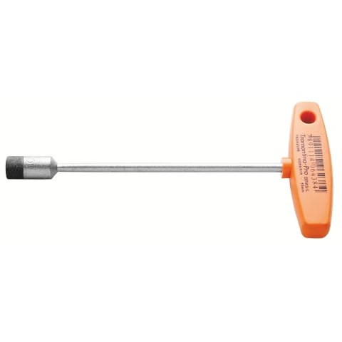 Chave Cabo T Canhão 14 mm Aço Carbono Temperado Soquete Cromado Alta Resistência Tramontina PRO