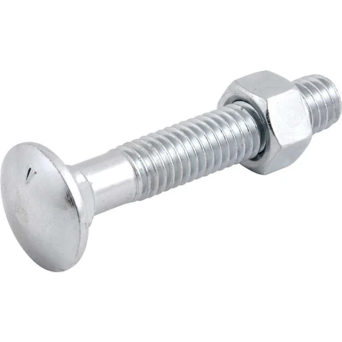 Parafuso Frances 1/2X3'' Bsw Nove54 Aço Carbono Zincado Fixação Segura