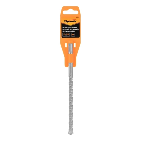 Broca Para Concreto 12 X 210 Mm Sds Plus 1 Peça Sparta
