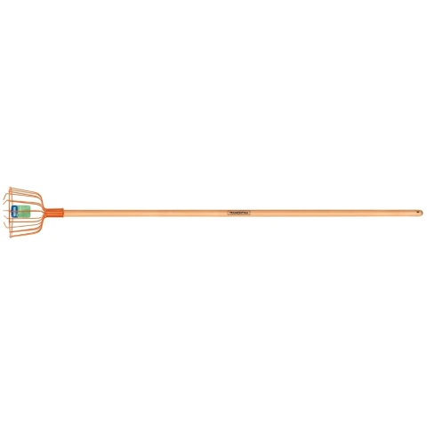 Colhedor de Frutas Metálico Grande 145cm Cabo de Madeira 20cm Bocal 26,5mm Marca Tramontina