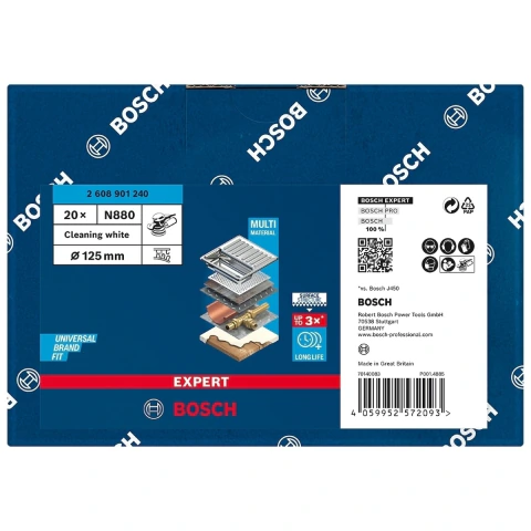 Disco Abrasivo Bosch Expert N880 125mm Para Limpeza 20U