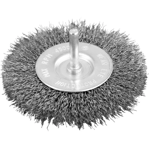 Escova Circular 4X1/2'' Haste 1/4'' Aço Inox Ondulado Vonder