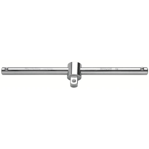 Cabo T Usinado 10'' Encaixe 1/2'' Cromado Aço Cromo Vanádio Norma Tramontina MASTER