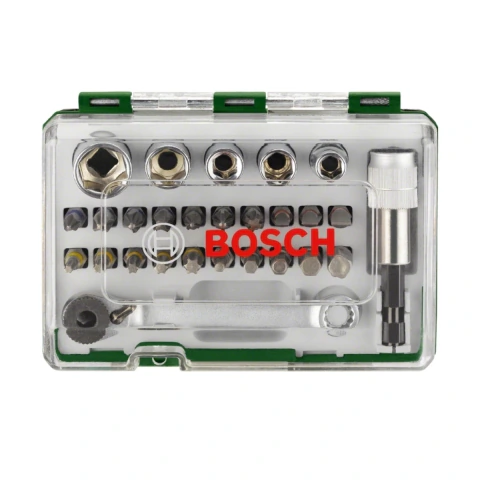 Kit De Pontas E Soquetes Para Parafusar Bosch Com 27 Peças