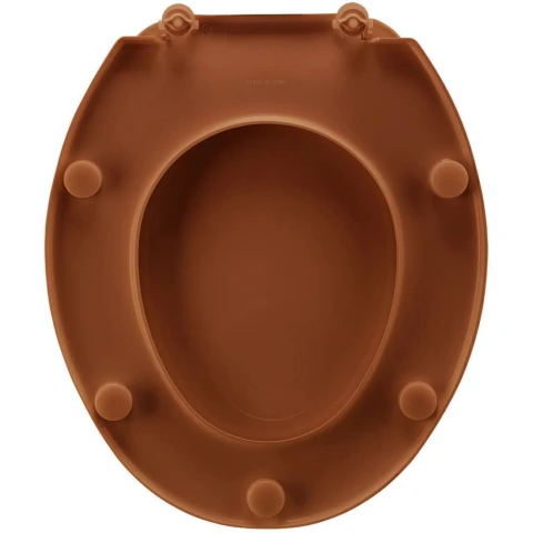 Assento Sanitário Prime Universal Caramelo Liege 980110 Anatômico Anti-Impacto