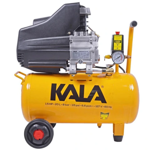Compressor De Ar 1,5Hp 20L 8Bar 6,6Pcm 220V Kala Potente E Versátil