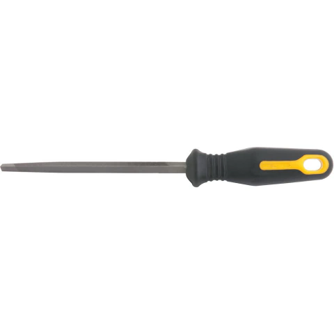 Lima triangular slim taper 5" com cabo plástico Vonder