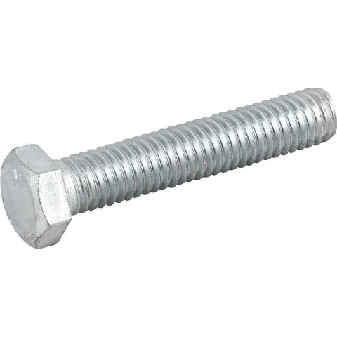 Parafuso Sextavado 3/8'' X 2'' Aço G2 Zincado Nove54 ANSI B18.2.1 Rosca UNC 16 Fios