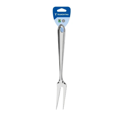 Garfo Trinchante Tramontina Utility Em Aço Inox Para Churrasco Assados E Carne Com Brilho 1 Unidade