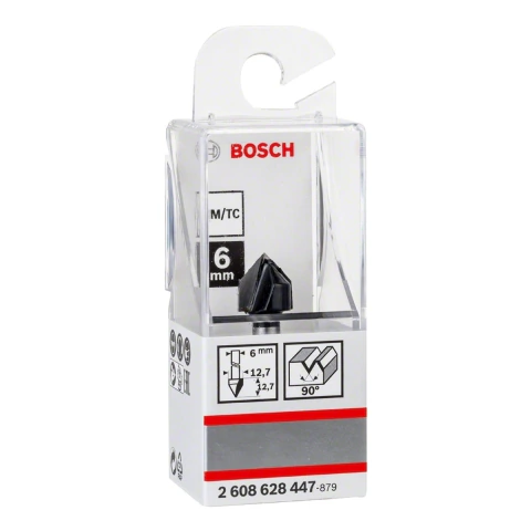 Fresa De Ranhurar Bosch Standard V 6X1 12,7X12,7mm G45mm 90°