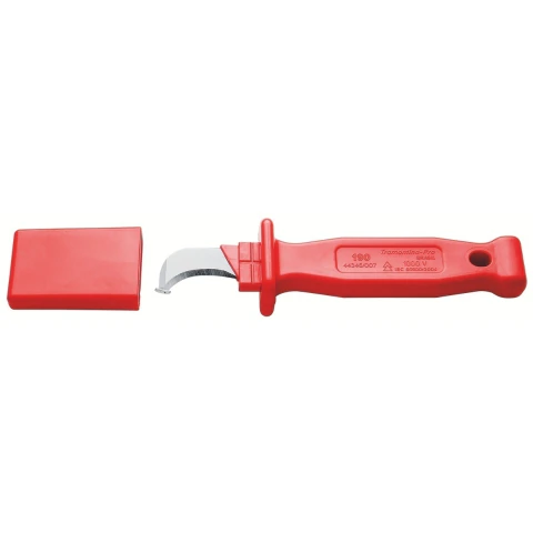 Faca Curva Desencapadora Isolada 7'' 1000V Tramontina PRO IEC 60900 NR 10