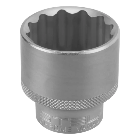 Soquete Estriado Encaixe 1/2'' Cromo Vanádio 1.1/4''