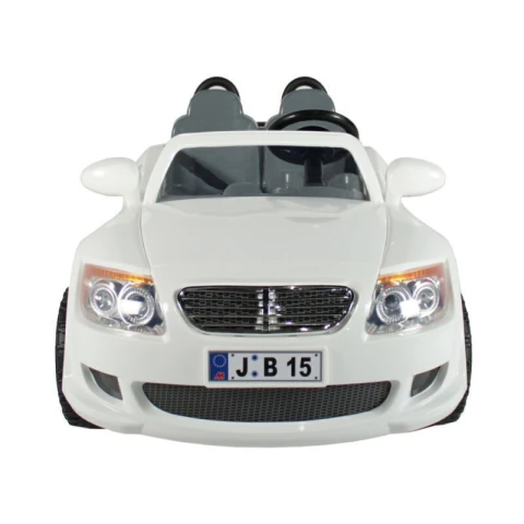 Carrinho Elét. Convers. B15 2 Lug c/ CR Branco 12V Bel Brink