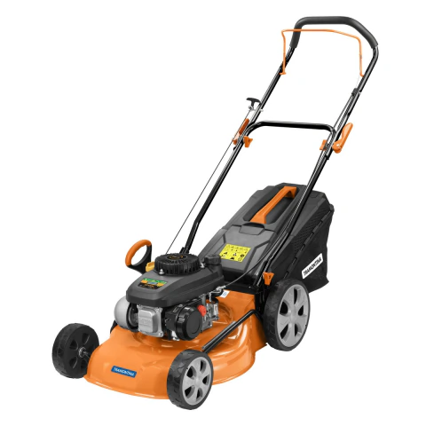Cortador de Grama a Gasolina Tramontina CC46M 141cc 460mm 55L 8 Níveis de Corte Chassi Metálico