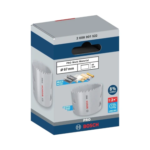 Serra Copo Bosch Pro Multi Material Cobalto 67 mm 2.5/8''