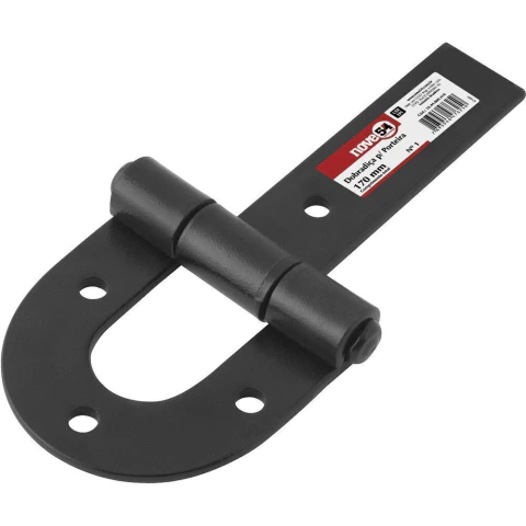 Dobradiça Porteira 270mm Aço Carbono Pintado Nove54 Nº3