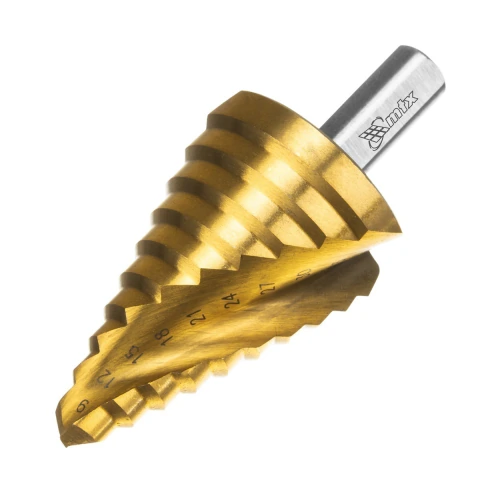 Broca Escalonada HSS Espiral 9-36mm Aço R4M3 Haste Triangular MTX 723589