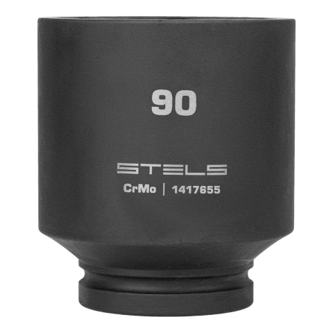 Soquete Impacto Longo 1'' Hexagonal 90mm CrMo Stels 1417655