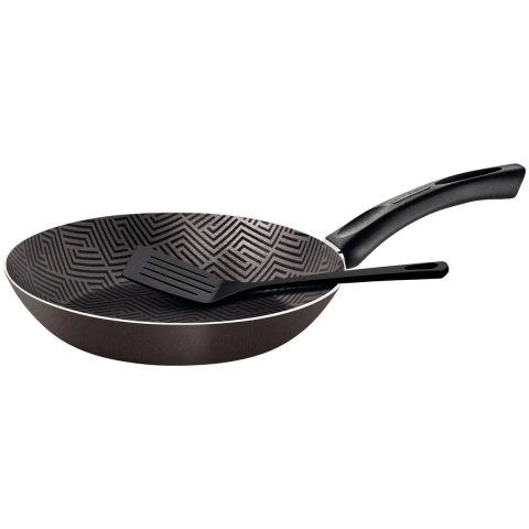 Frigideira 30 Cm 2,5 L Com Espátula Starflon Max Chumbo Tramontina Paris