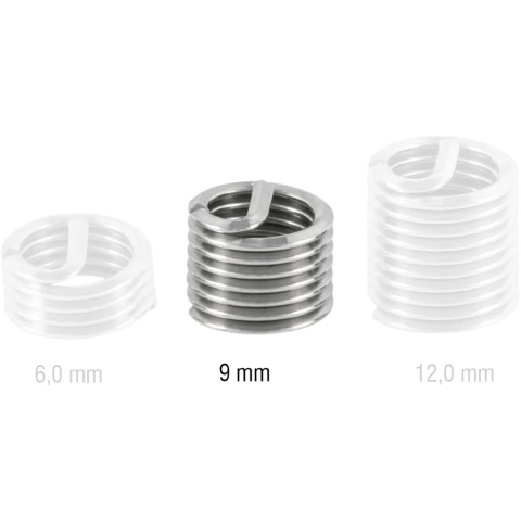 Inserto Roscado M6 x 9 mm com 10 peças Vonder