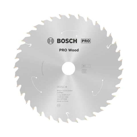 Disco De Serra Circular Bosch Pro Wood Cordless 165mm 36 D